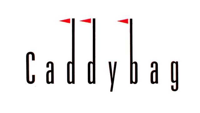 voorbeeld van een letterlogo Caddy Bag