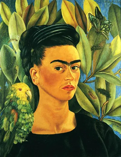 Frida Khalo, zelfportret met Bonito